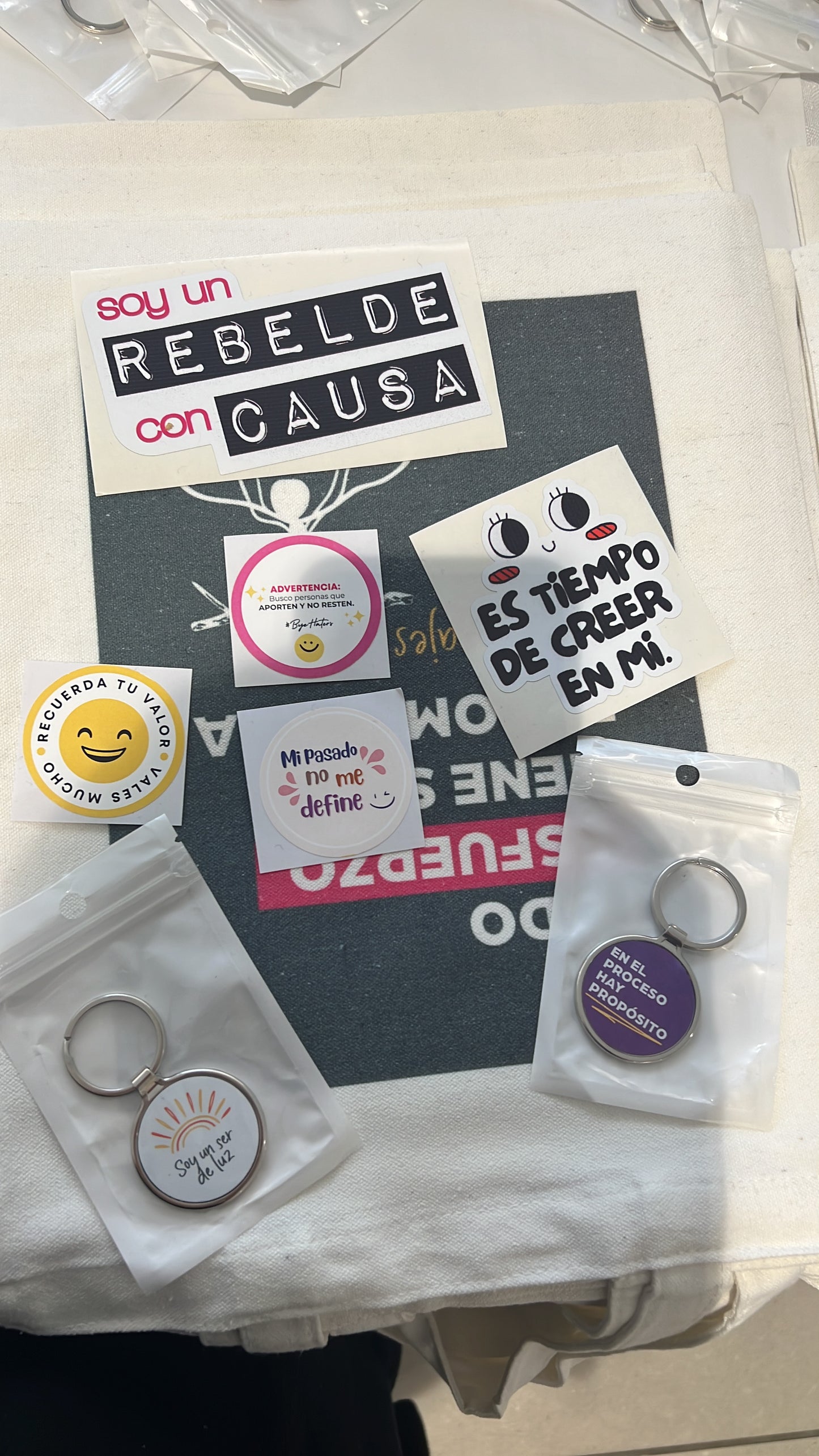 Stickers o Mini prints de afirmaciones