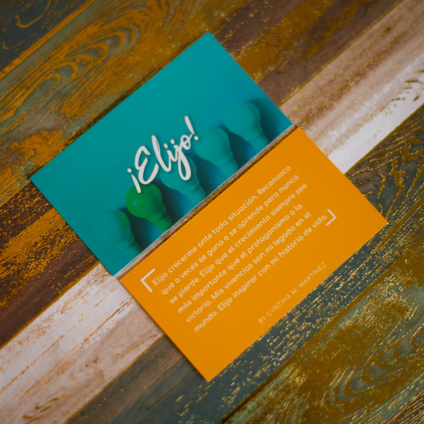 ¡Elijo! Tarjetas para mantenerte enfocado